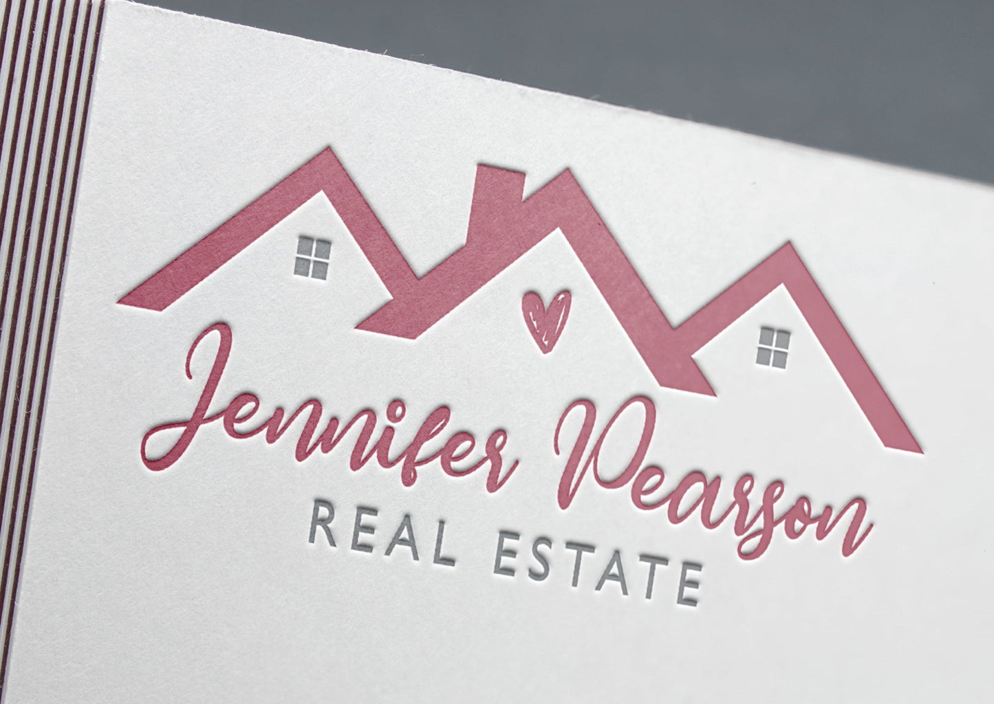 Real Estate Logo Design | Realtor Logo | Personal Branding | Logo Design | Realty | Property Management | Heart Design | Home | House