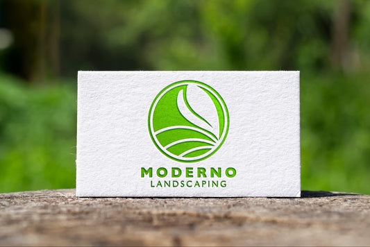 Logo Design - Landscaping Design | Lawn Care Business | Leaf Icon | Landscaper | Maintenance