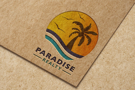 Logo Design - Landscaping Business | Palm Trees | Tree Service Company | Beach Design | Real Estate | Realty | Property Management Logo