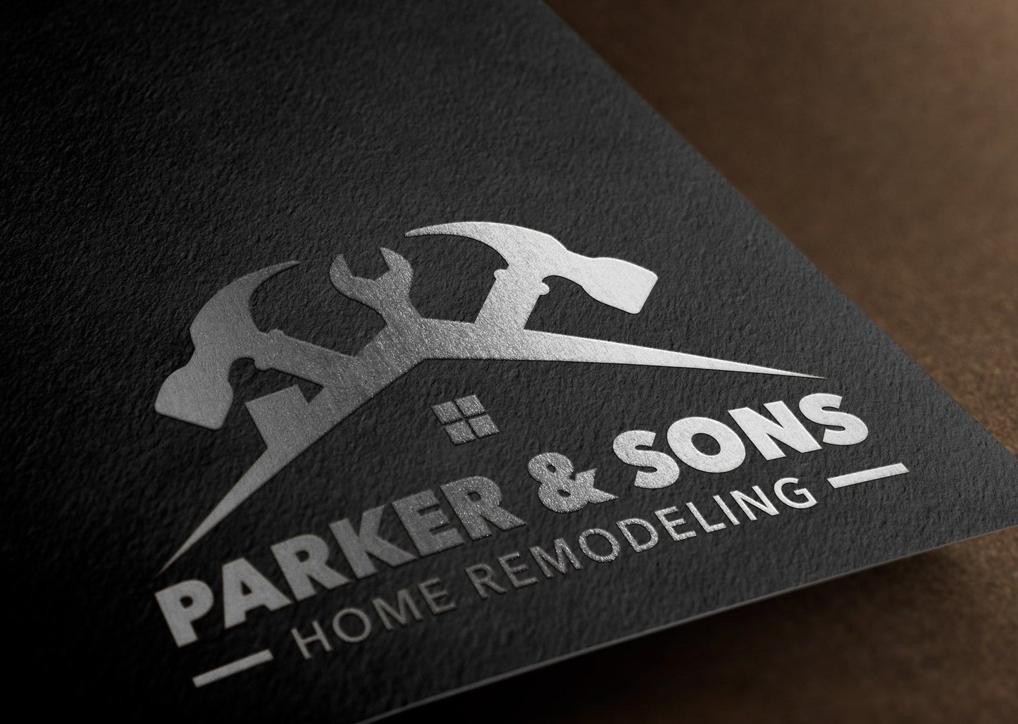 Logo Design - Construction Company | Roofing Business | Hammer Design | Roof | House Design