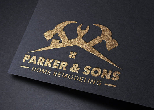 Logo Design - Construction Company | Roofing Business | Hammer Design | Roof | House Design