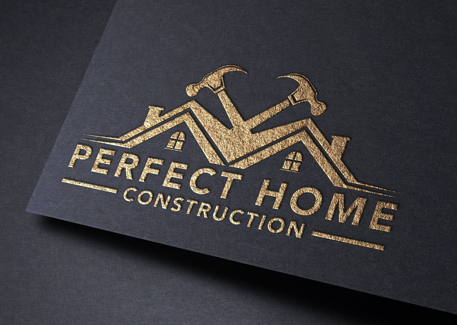 Logo Design - Roofing Business | Construction Company | Home Decor | Hammer Design | Construction