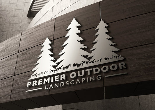 Logo Design - Landscaping Business | Lawn Care Company | Lawn Maintenance | Tree Service | Pine Tree