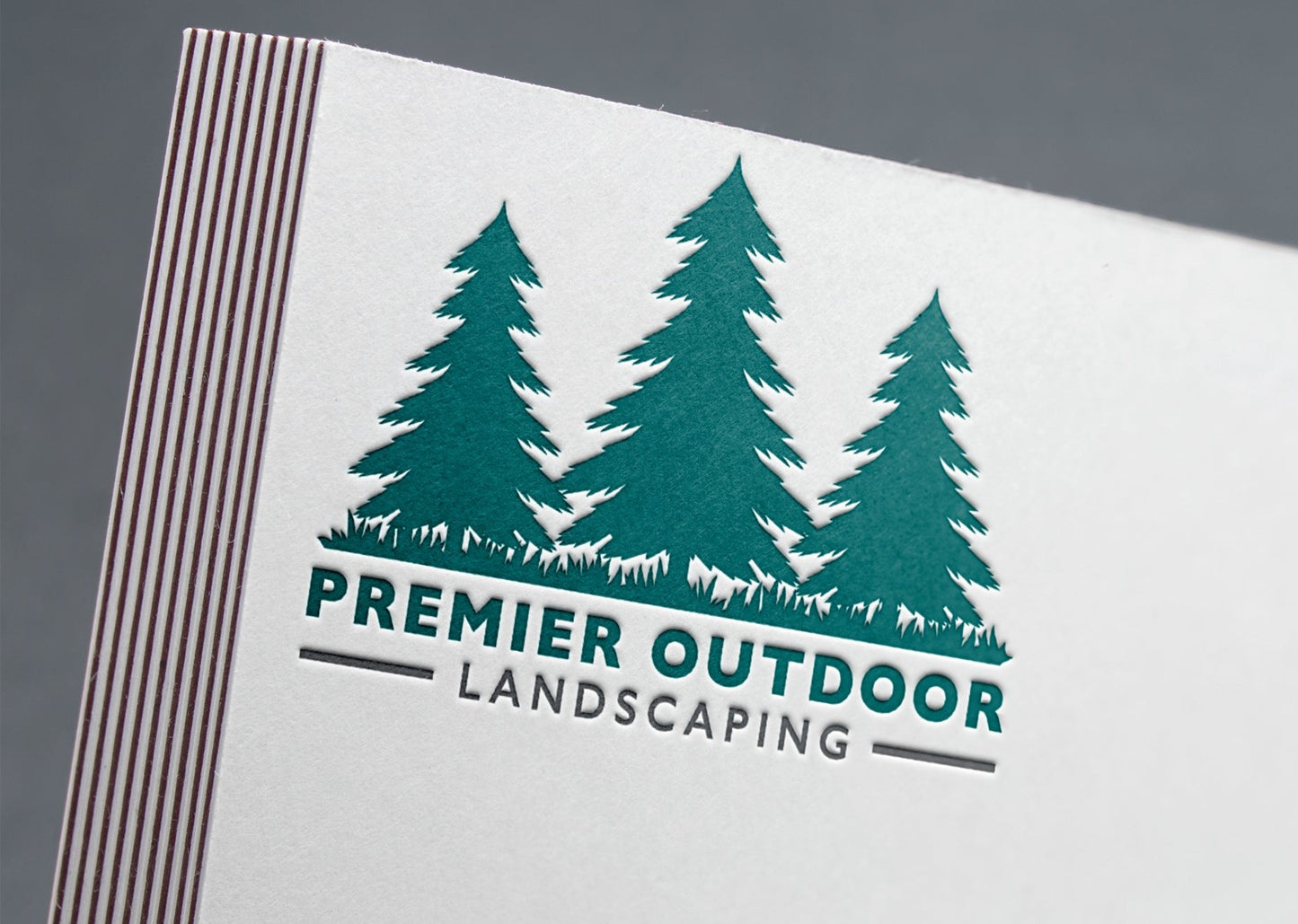 Logo Design - Landscaping Business | Lawn Care Company | Lawn Maintenance | Tree Service | Pine Tree