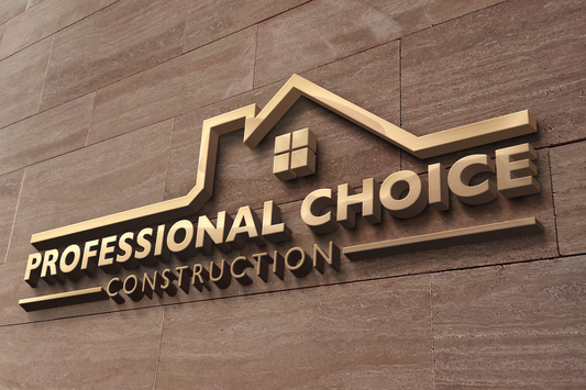 Logo Design - Construction Logo | Roofing Business Logo | Real Estate Business | House Design