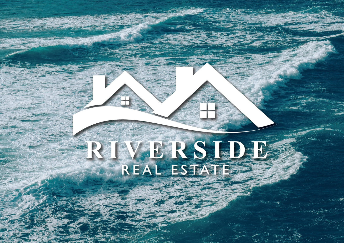 Logo Design | Real Estate Logo | Realtor Logo | Real Estate Marketing | House Logo | Home Logo | Wave Design | Water Design