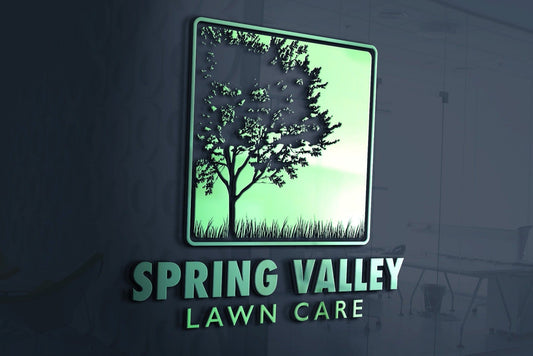 Lawn care Logo | Tree Service | Landscape Logo | Lawn Care Design | Landscaper Logo | Professional Logo Design | Lawn Maintenance | Leaf Logo