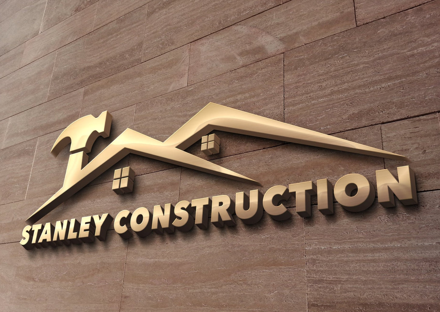 Logo Design - Construction Company | Construction Business | Hammer Design | House Design