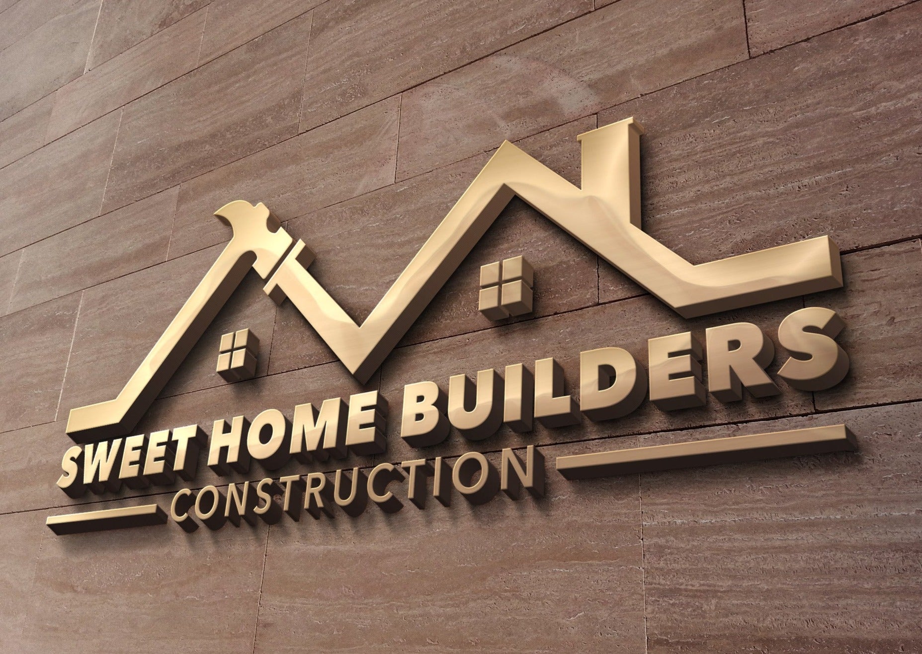 Logo Design - Construction Company | Construction Business | Handyman Services | House Design
