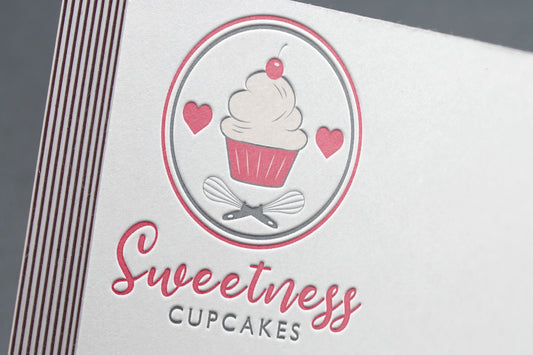 Logo Design - Bakery Shop Logo | Cupcake Logo | Bakery Logo | Sweet Treats | Cupcakes