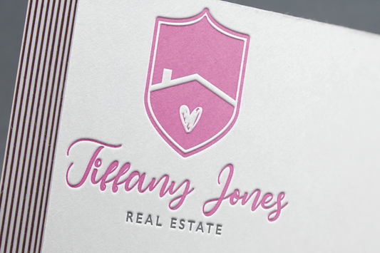 Logo Design - Real Estate Logo | Realtor Logo | House Design | Real Estate Shield | Heart Design