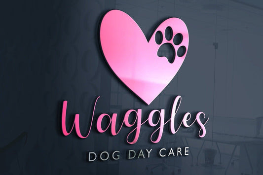 Logo Design - Doggy Day Care Logo | Pet Day Care | Dog Logo | Paw Logo | Pet Store | Dog Paw | Puppy Logo