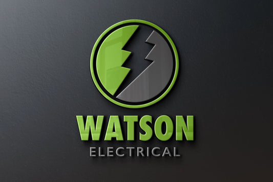 Logo Design - Electrician Branding | Voltage Design | Electric Company | Business | Watts