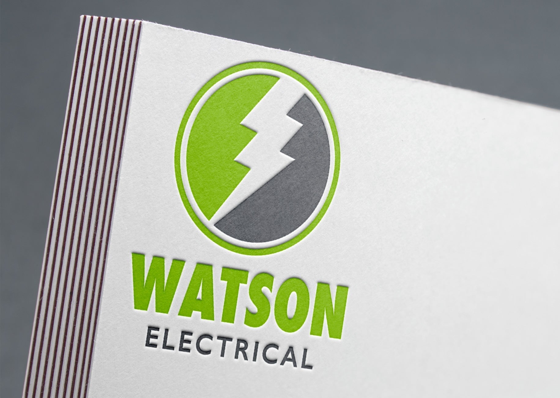 Logo Design - Electrician Branding | Voltage Design | Electric Company | Business | Watts