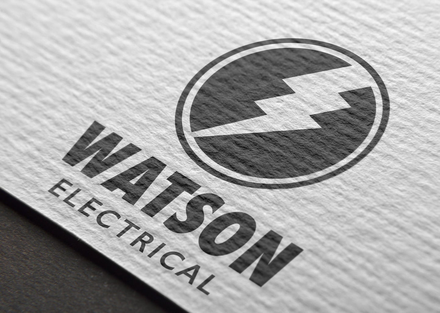 Logo Design - Electrician Branding | Voltage Design | Electric Company | Business | Watts