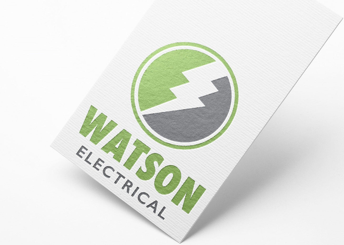 Logo Design - Electrician Branding | Voltage Design | Electric Company | Business | Watts