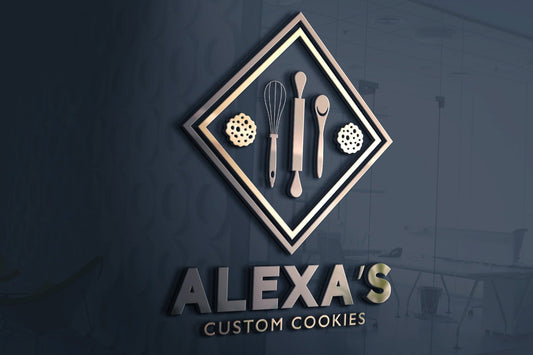 Logo Design - Bakery Logo | Cookie Logo | Baker Logo | Cookie Shop | Pastry Shop Logo