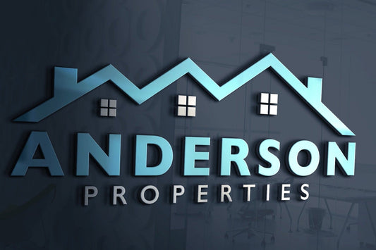 Real Estate Logo Design Realtor Logo Property Maintenance Construction Design Roofing Business