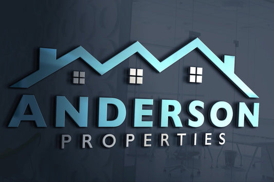 Real Estate Logo Design Realtor Logo Property Maintenance Construction Design Roofing Business