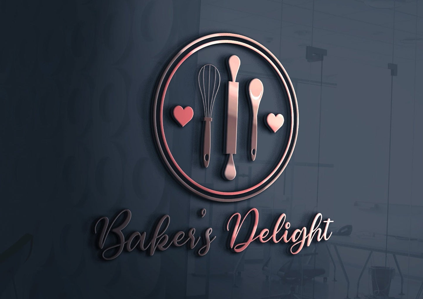 Diseño de logotipos | Logotipo de panadería | Panadería | Pastelería | Diseño de magdalenas | Panadería | Pastelería | Logotipo De Pastel