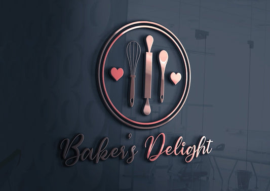 Diseño de logotipos | Logotipo de panadería | Panadería | Pastelería | Diseño de magdalenas | Panadería | Pastelería | Logotipo De Pastel