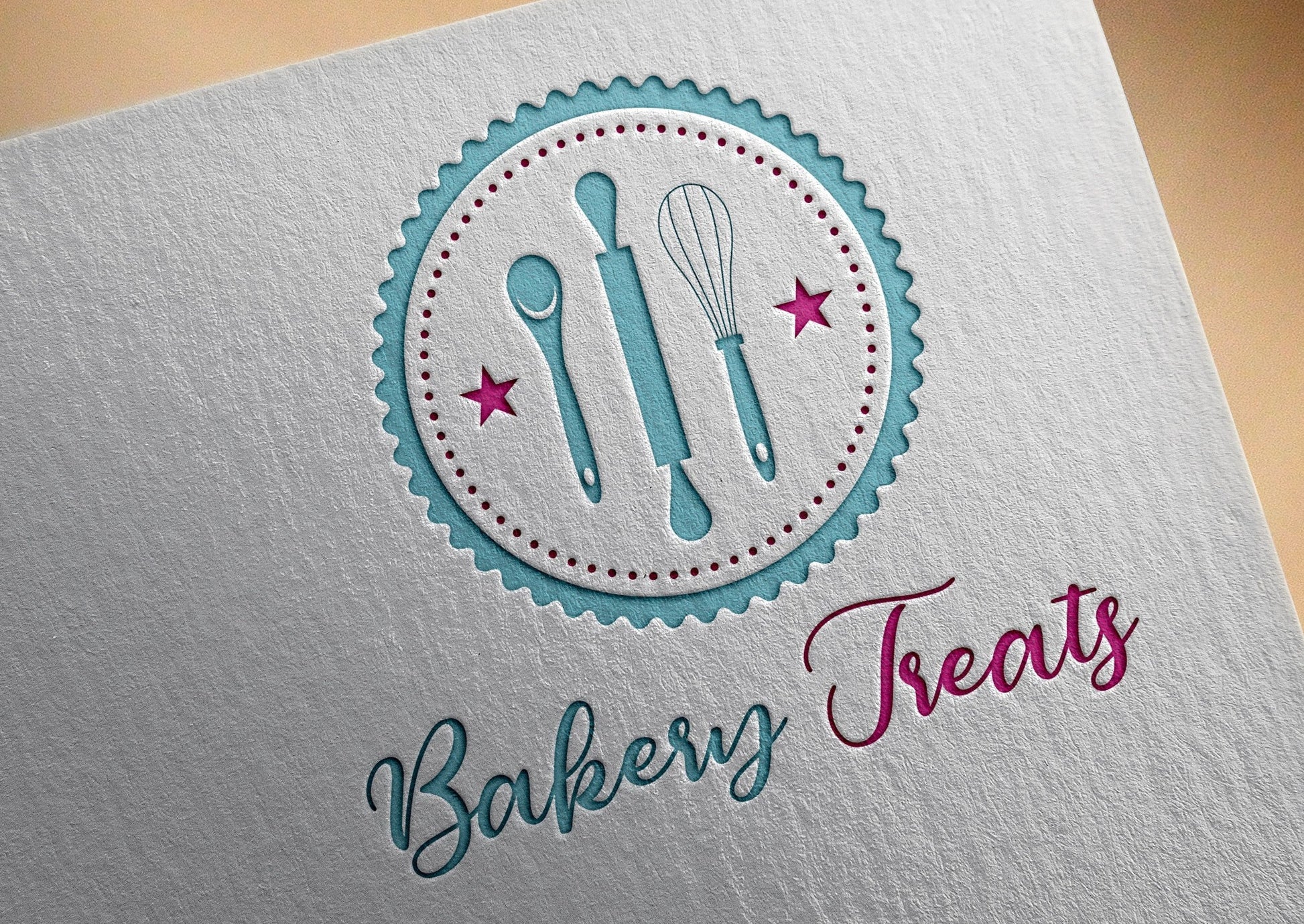 Cake Premade Logo Design Package - Brand Board + Three Logo Layouts -  Customized with your Business Name — Ramble Road Studios