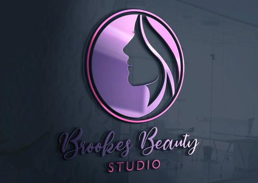 Logo Design Beauty Salon Studio Hair Stylist Beautician Salon