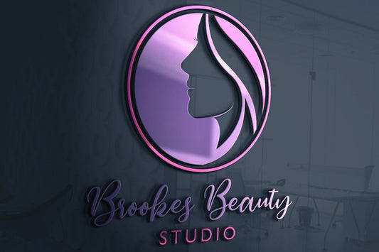 Logo Design Beauty Salon Studio Hair Stylist Beautician Salon