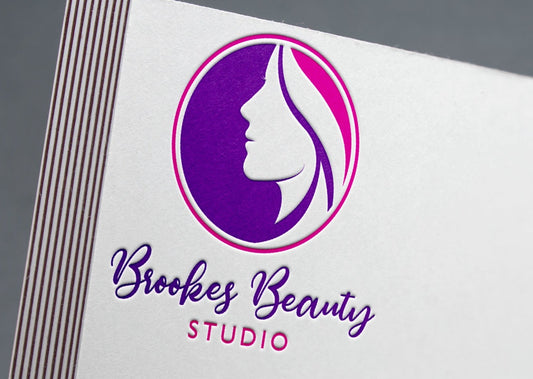 Logo Design Beauty Salon Studio Hair Stylist Beautician Salon