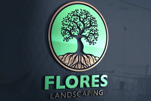 Landscaping Logo | Tree Service | Landscape Logo | Lawn Care Logo | Landscaper Logo | Professional Logo Design | Lawn Maintenance | Leaf Logo