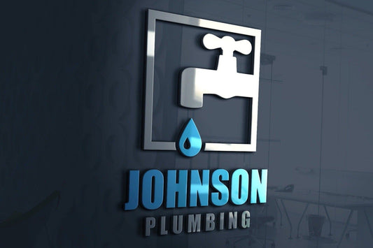Plumbing Company Logo | Plumbing Business | Plumber | Professional Plumber | Plumbing Services | Water Drop | Faucet | Logo Design