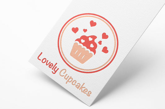 Cupcake Logo Design | Heart Design | Bakery Logo | Bakery Shop | Pastry Shop | Cupcake Design | Bakery | Pastries | Cake Logo