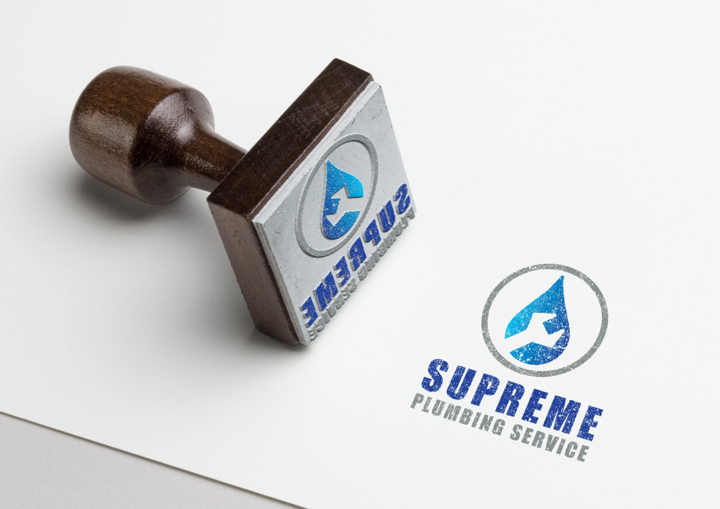 Plumbing Services Logo | Logo Design | Plumber Branding | Water Drop Design | Wrench | Plumber Design | Handy Man Services