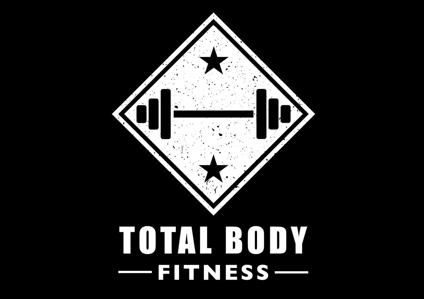 Logotipo de fitness | Entrenador físico | Logotipo de entrenador personal | Diseño de logotipos | Gimnasio | Ajuste cruzado | Pesos | Diseño de barra